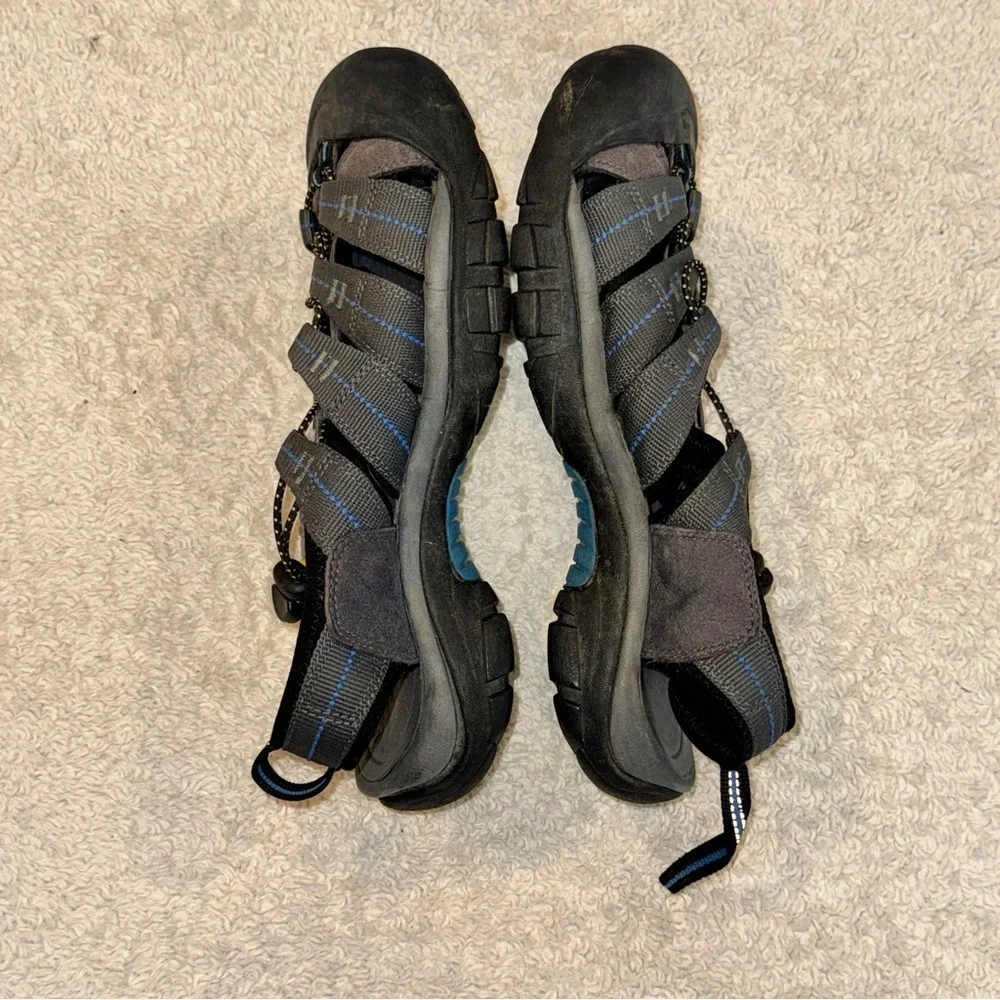 Keen Black and Dark Gray Outdoor Sandals